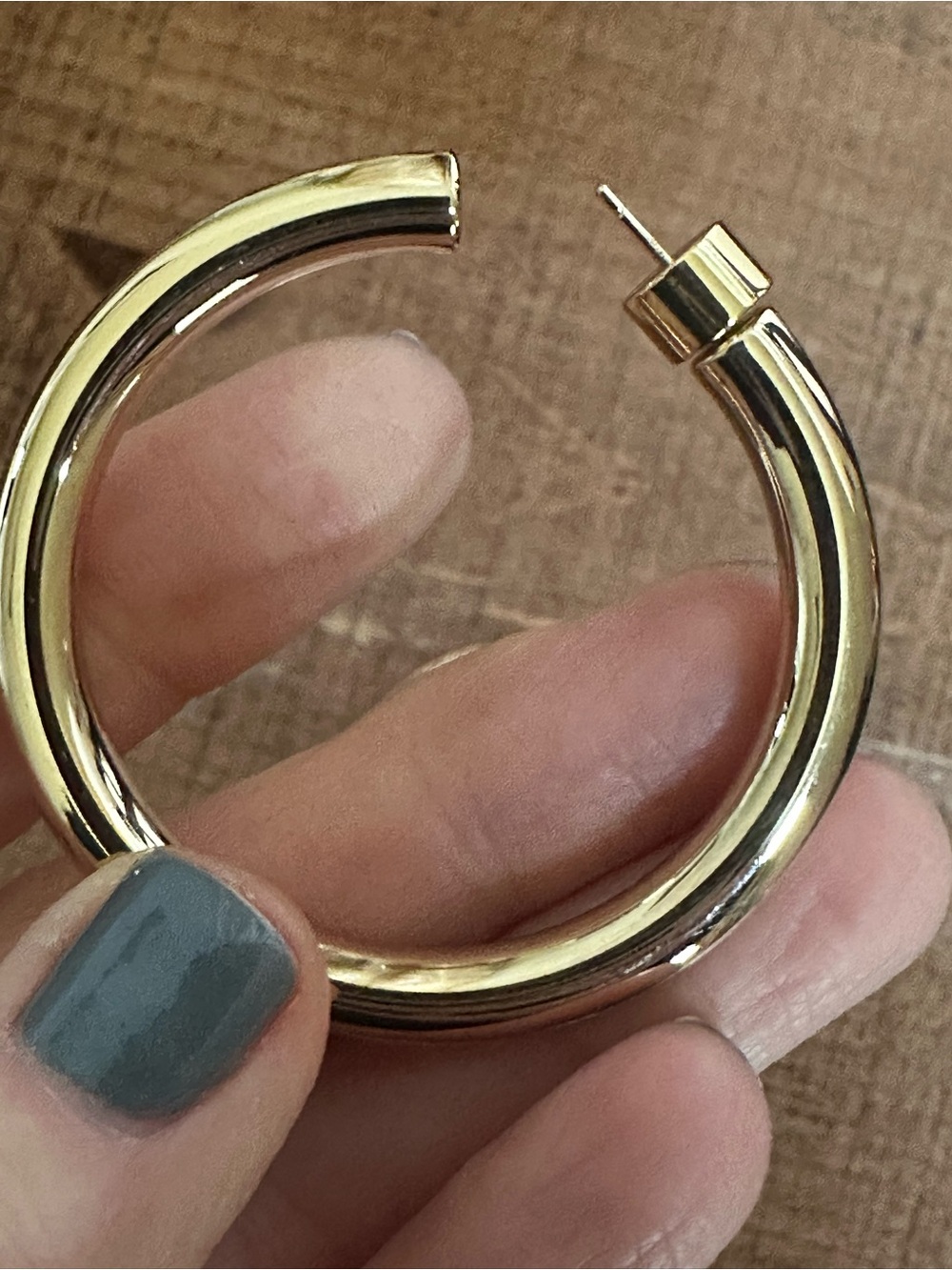 Jennifer Fisher Natasha Hoops (1.5 inch) - Picture 4 of 6